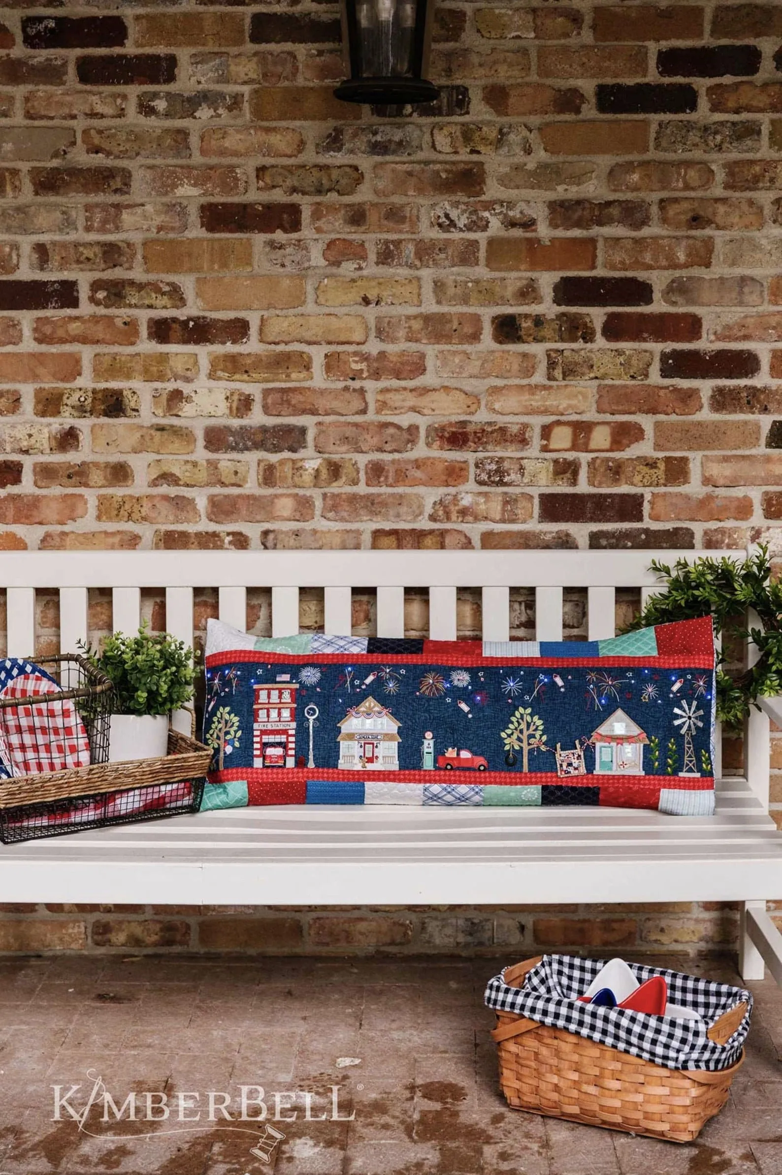 Embellishment Kit for Main Street Celebration Bench Pillow