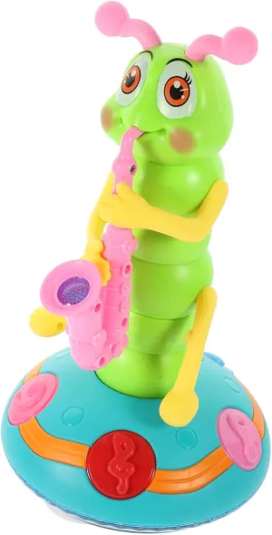 ERINGOGO Plastic Musical Caterpillar Toy Baby Toys for 12-18 Months Safe for Boys and Girls Smooth Surface Random