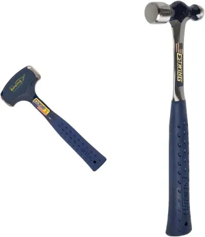 Estwing Drilling Hammer & Ball Peen Hammer Bundle | Durable Forged Steel Construction