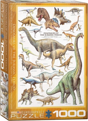 EuroGraphics Dinosaurs Jurassic 1000 Piece Puzzle (6000-0099)