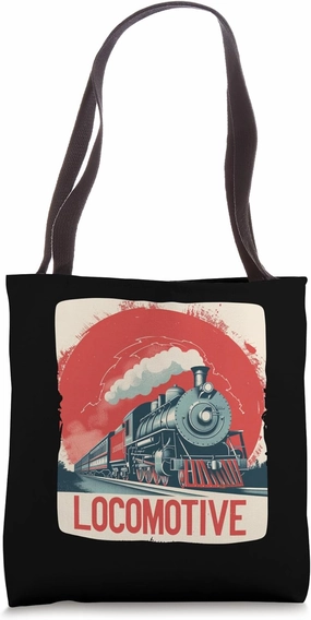 Exceptional Railway Attire for Train and Locomotive Fans Tote Bag