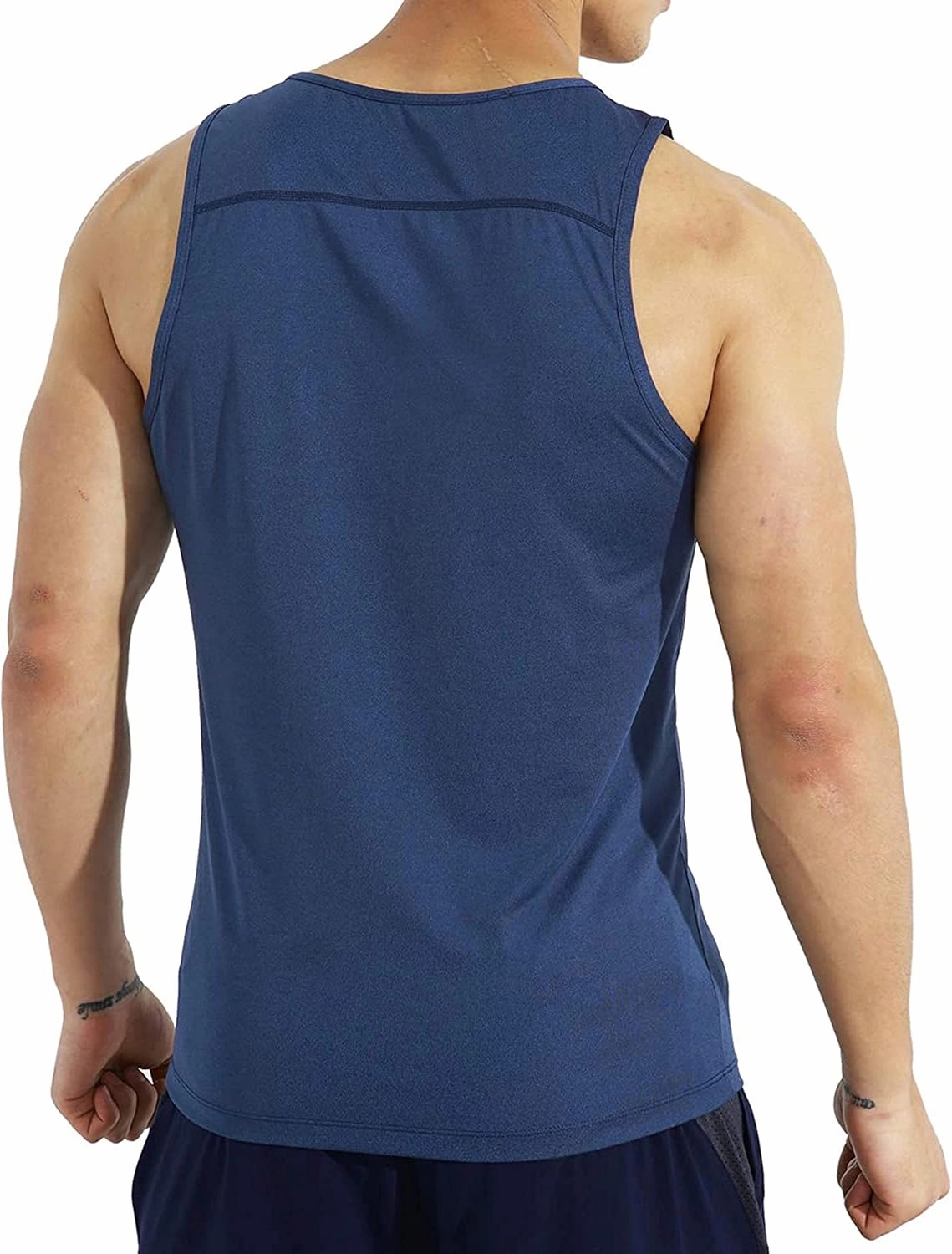 EZRUN Men's Quick Dry Sport Tank Top for Bodybuilding Gym Athletic Jogging Running,Fitness Training Workout Sleeveless Shirts
