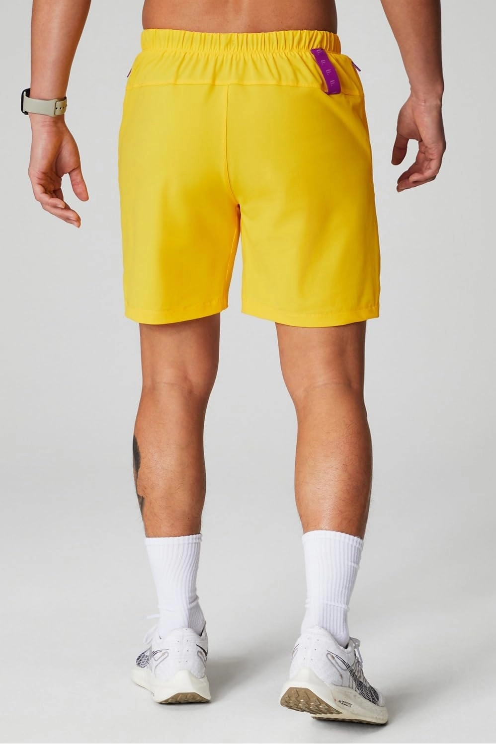 Fabletics Men's The One Short (Lined), Training, Swimming, Lightweight, Quick-Dry, Zip Pocket, Stretch Woven