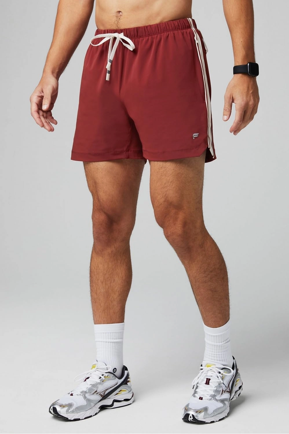 Fabletics Men's The One Short (Unlined), Training, Swimming, Lightweight, Quick-Dry, Zip Pocket, Stretch Woven