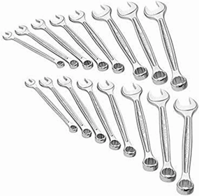 Facom - 440.JE16 Metric Combination Spanners Set - Multiple Sizes - Sturdy and Durable Material - Suitable for Professional Use - Presented in a Box