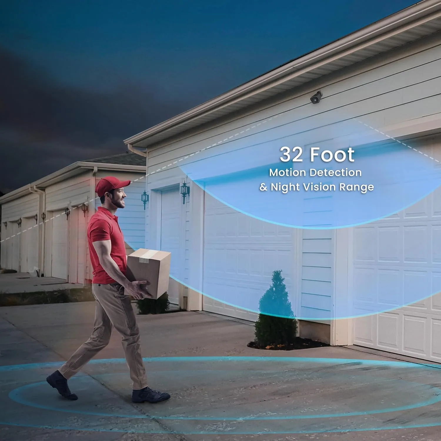 Feit Electric CAM/WM/WiFi 1080p HD Outdoor WiFi Smart Home Security Camera with Night Vision