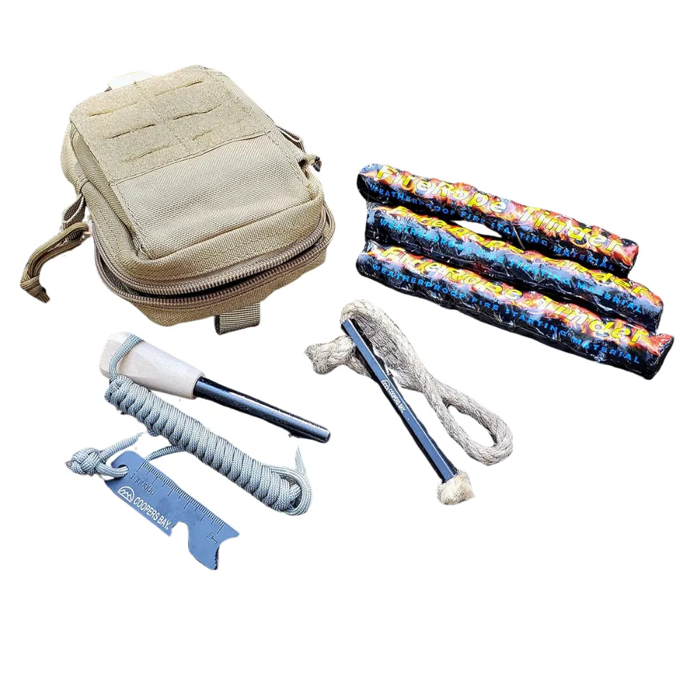 Ferro Rod Fire Starter Package | Premium