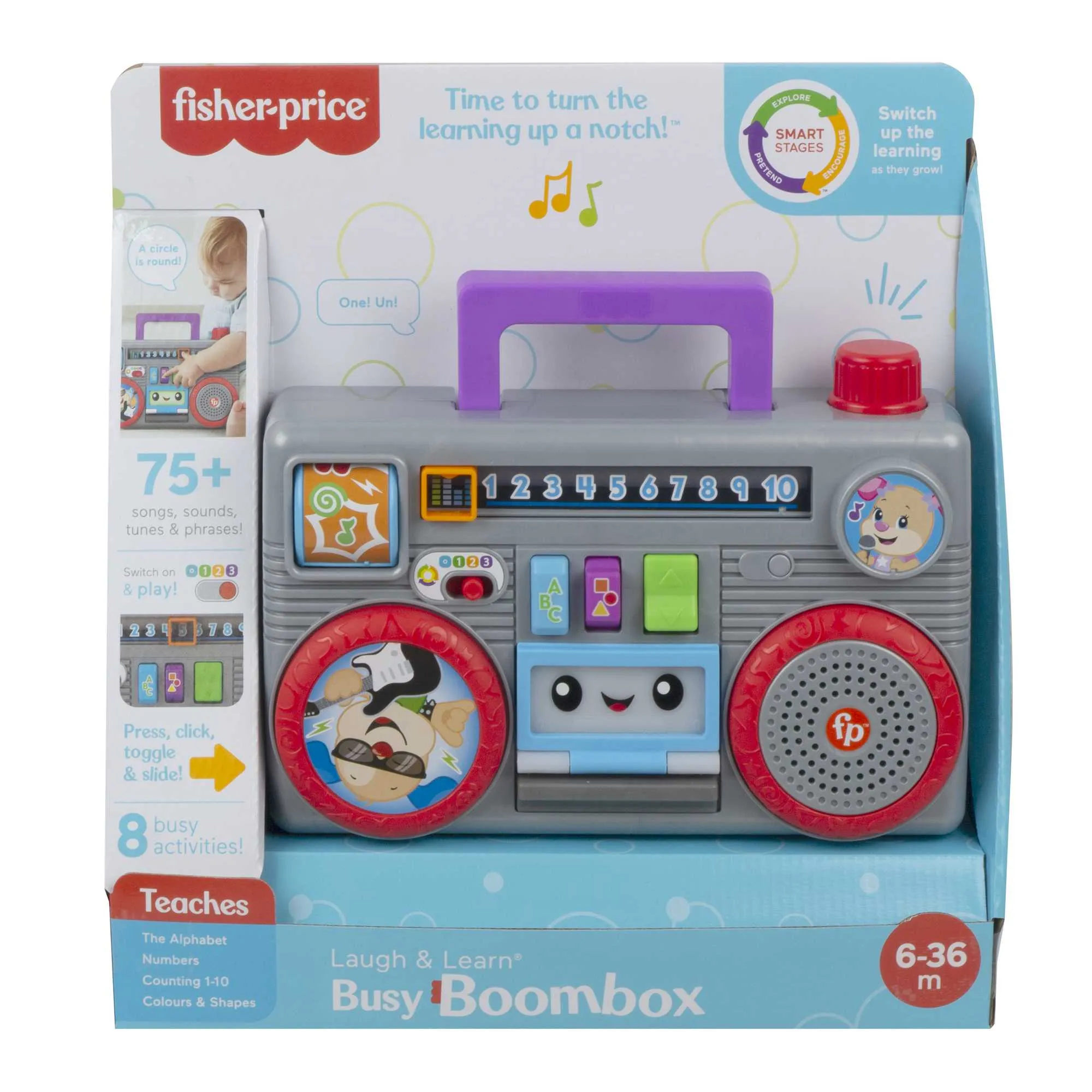 Fisher-Price Laugh & Learn Busy Boombox