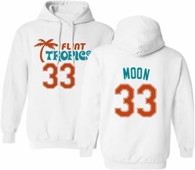 Flint Tropics Jackie Moon 33 Semi Pro Basketball Men's Hoodie Sweatshirt