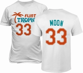 Flint Tropics Jackie Moon 33 Semi Pro Basketball Men's T Shirt