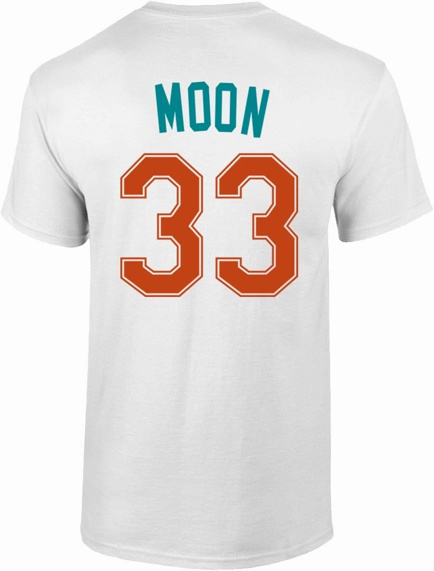 Flint Tropics Jackie Moon 33 Semi Pro Basketball Men's T Shirt
