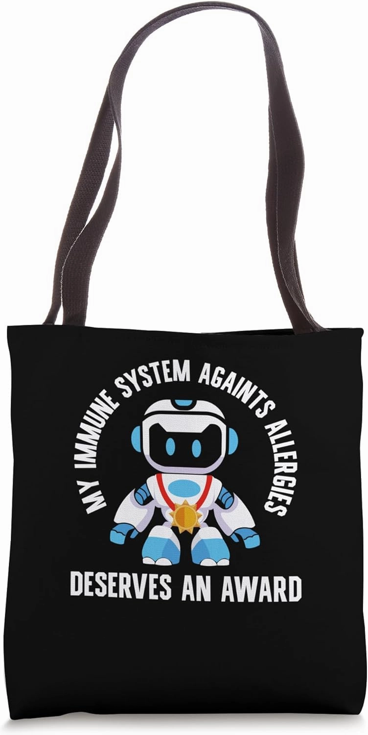 Food Allergy Immune System Sensitive Food Allergic Reaction Tote Bag