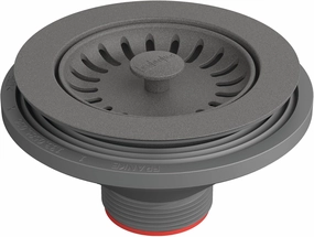 Franke 900 Colorline 3-1/2" Basket Strainer - Stone Grey