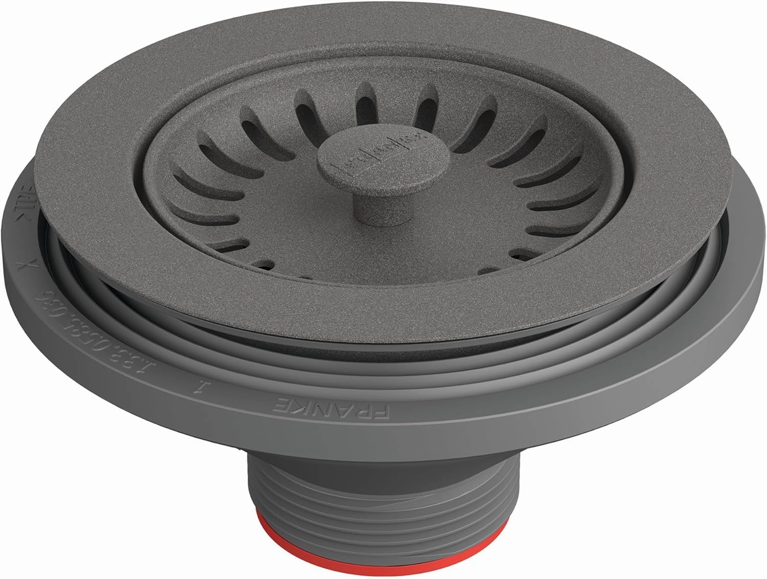 Franke 900 Colorline 3-1/2" Basket Strainer - Stone Grey
