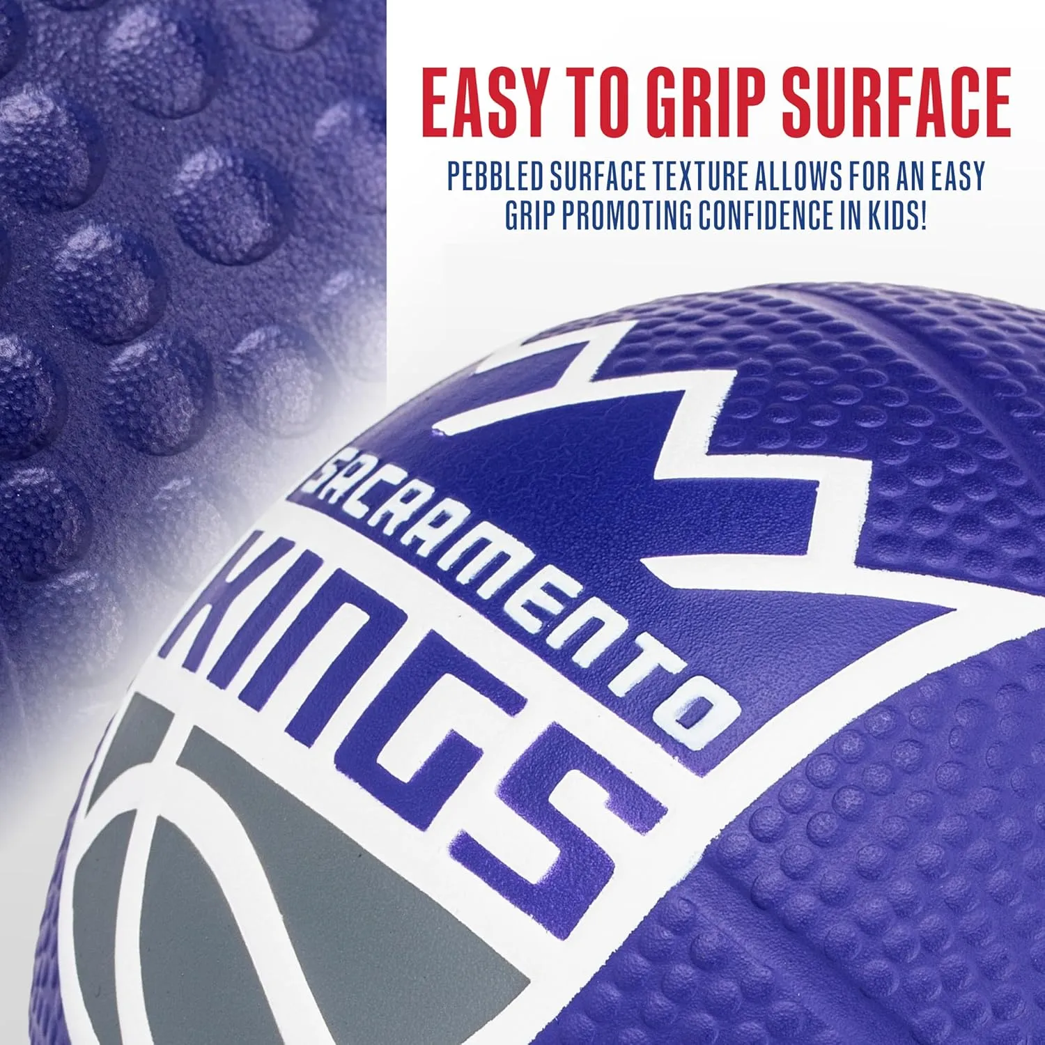 Franklin Sports Kids NBA Mini Foam Basketball - 5.5" Inch Soft Toy Basketball for Indoor or Mini Over the Door Hoops