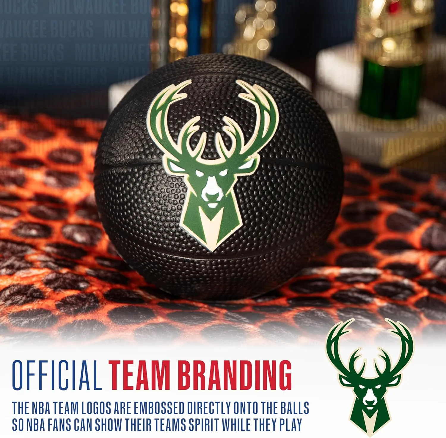 Franklin Sports Kids NBA Mini Foam Basketball - 5.5" Inch Soft Toy Basketball for Indoor or Mini Over the Door Hoops