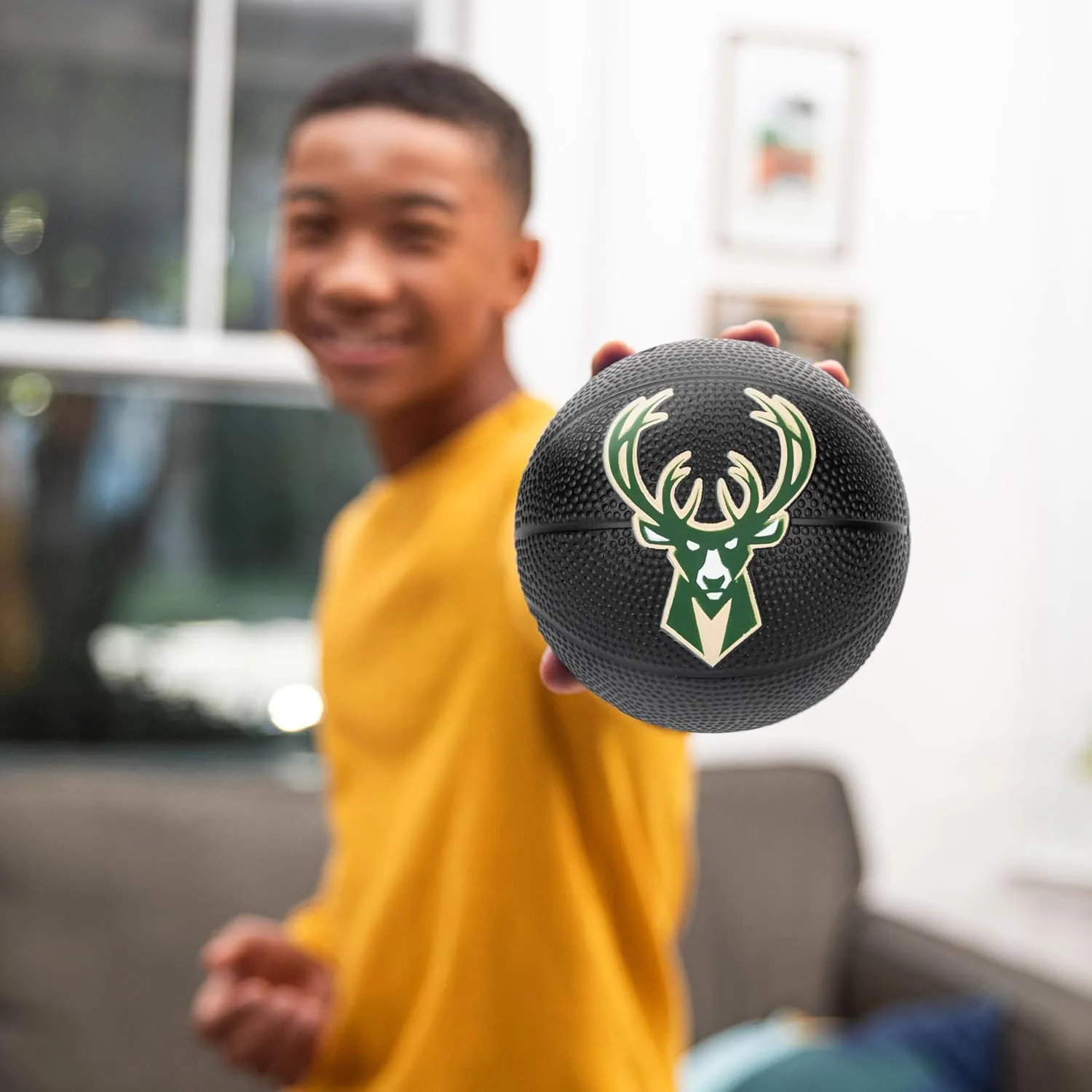 Franklin Sports Kids NBA Mini Foam Basketball - 5.5" Inch Soft Toy Basketball for Indoor or Mini Over the Door Hoops
