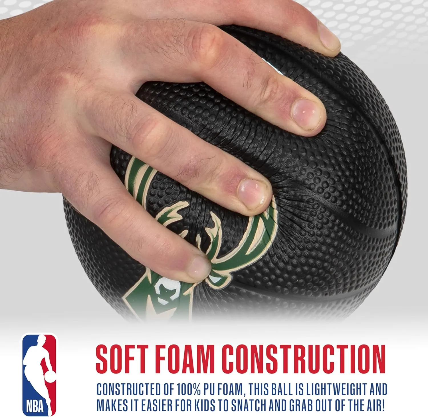 Franklin Sports Kids NBA Mini Foam Basketball - 5.5" Inch Soft Toy Basketball for Indoor or Mini Over the Door Hoops
