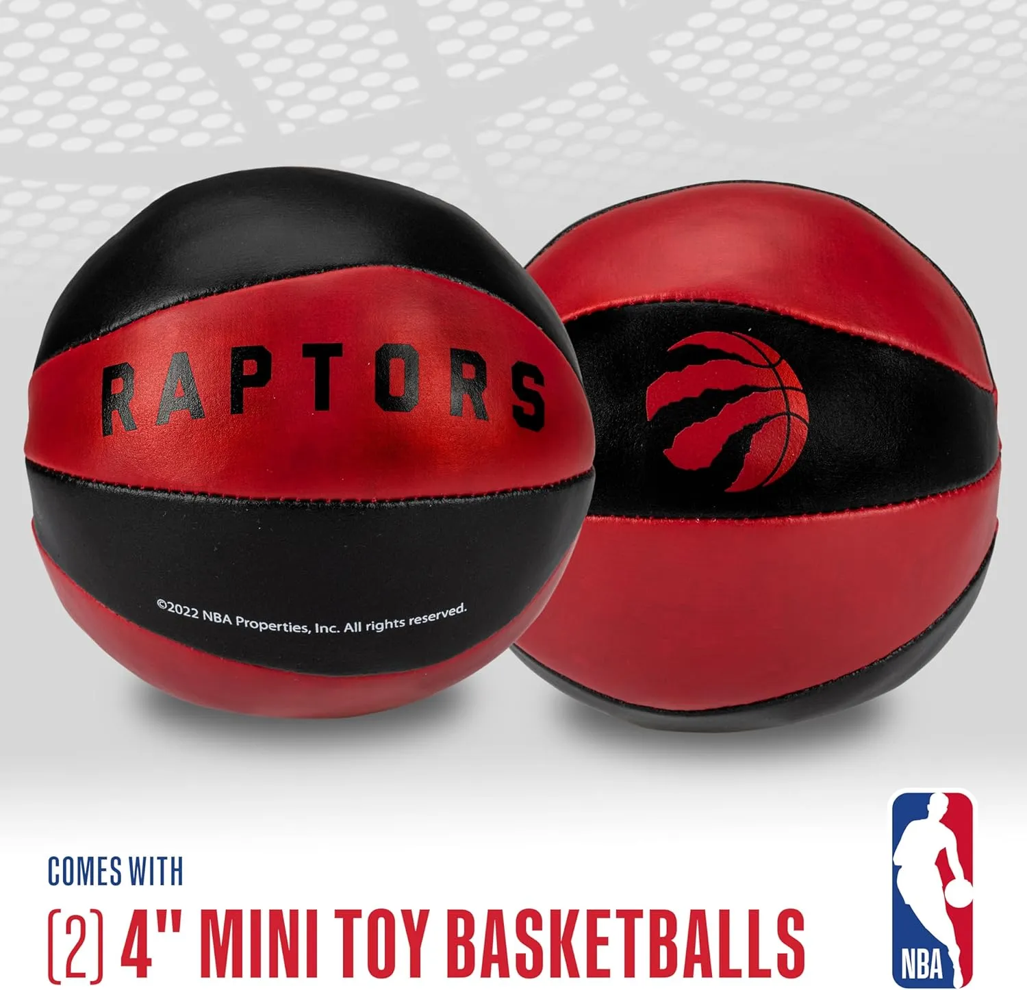 Franklin Sports NBA Toy Basketballs - 2 Pack of Kids Soft Mini Basketballs for Over the Door   Indoor Hoops - NBA Fan Shop Kids Soft Toy Basketballs - (2) Mini Balls Included
