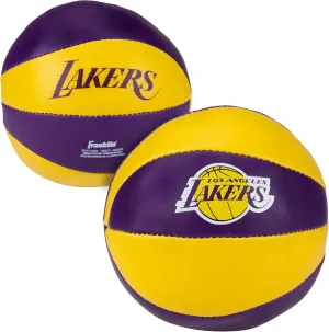 Franklin Sports NBA Toy Basketballs - 2 Pack of Kids Soft Mini Basketballs for Over the Door   Indoor Hoops - NBA Fan Shop Kids Soft Toy Basketballs - (2) Mini Balls Included