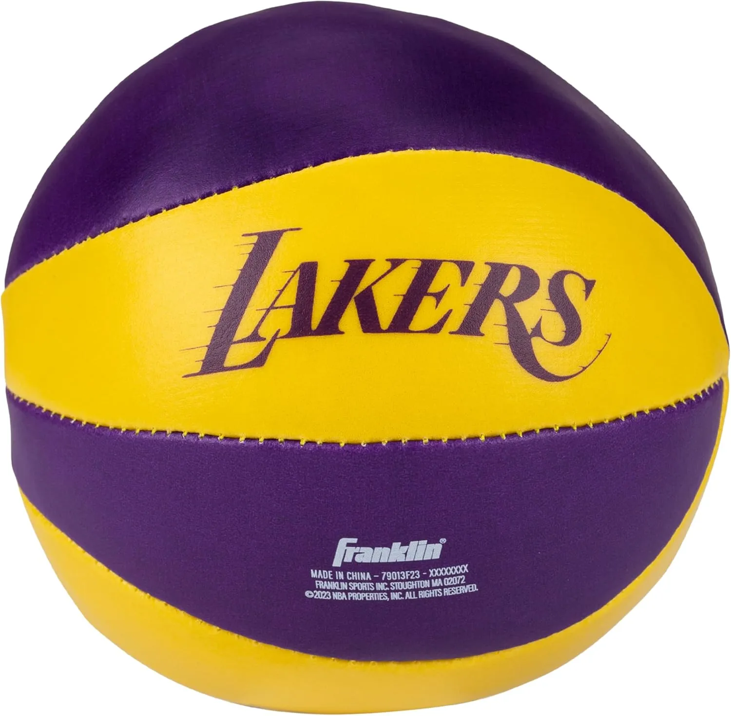 Franklin Sports NBA Toy Basketballs - 2 Pack of Kids Soft Mini Basketballs for Over the Door   Indoor Hoops - NBA Fan Shop Kids Soft Toy Basketballs - (2) Mini Balls Included