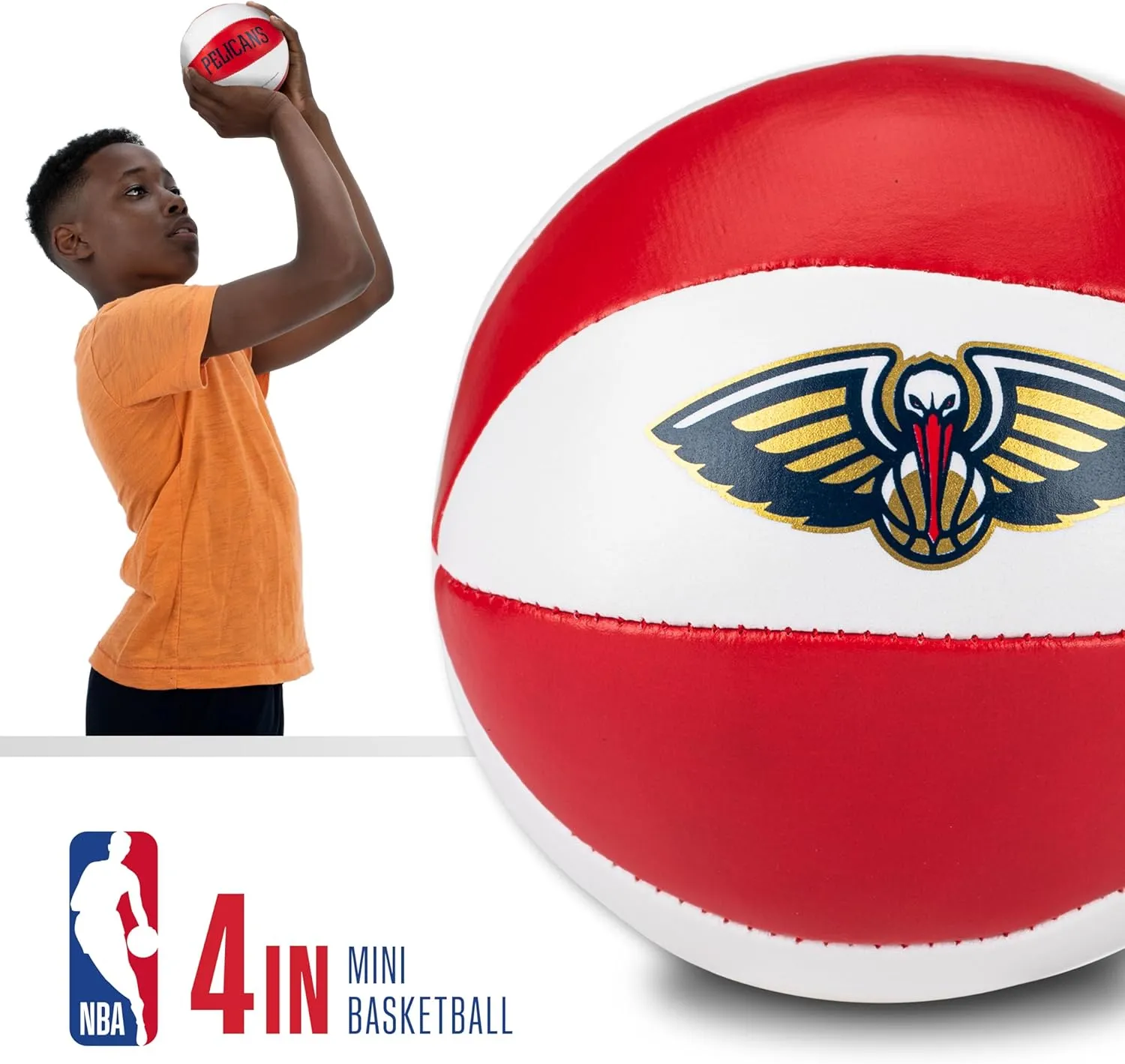 Franklin Sports NBA Toy Basketballs - 2 Pack of Kids Soft Mini Basketballs for Over the Door   Indoor Hoops - NBA Fan Shop Kids Soft Toy Basketballs - (2) Mini Balls Included