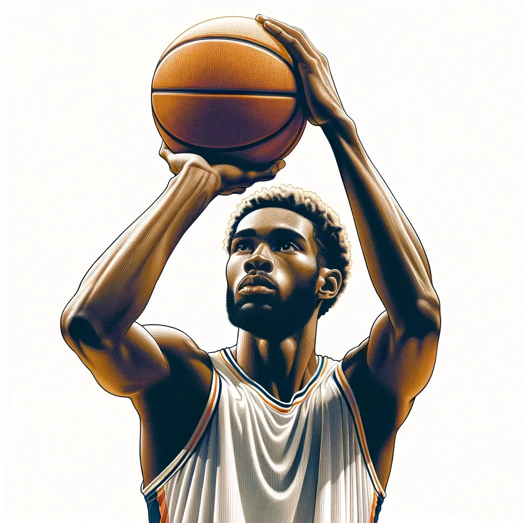 Free Throw Focus Canvas