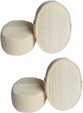 GALPADA 4pcs Loofah Sponge Bath Ball Body Massage Brush for Exfoliating Skin for Men Women Gentle Cleansing and Deep Scrubbing for Elbows and Knees