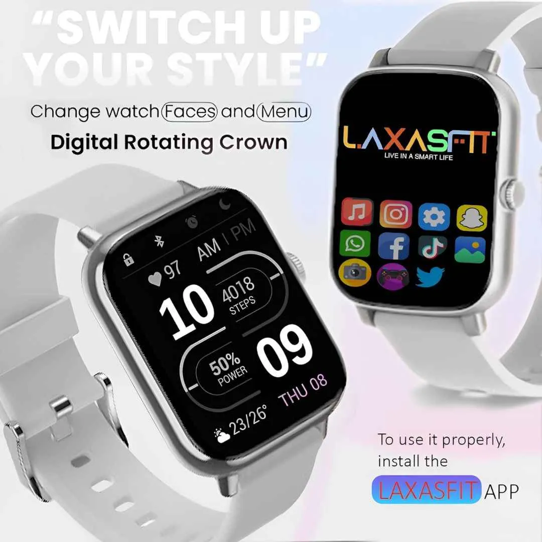 GameSir H9 Smartwatch with Long Battery Life 2.01" Screen High Resolution Bluetooth Calling