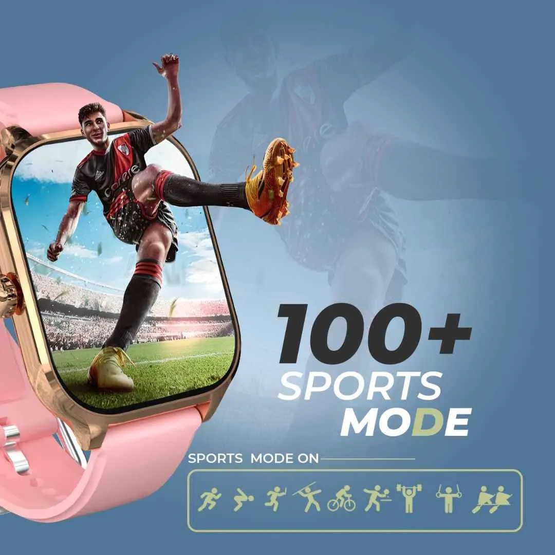 GameSir H9 Smartwatch with Long Battery Life 2.01" Screen High Resolution Bluetooth Calling