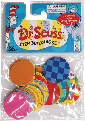 GEDDES Dr. Seuss Interlocking Building Block Set (Pack of 12, 36 Pieces, Ages 3-7)