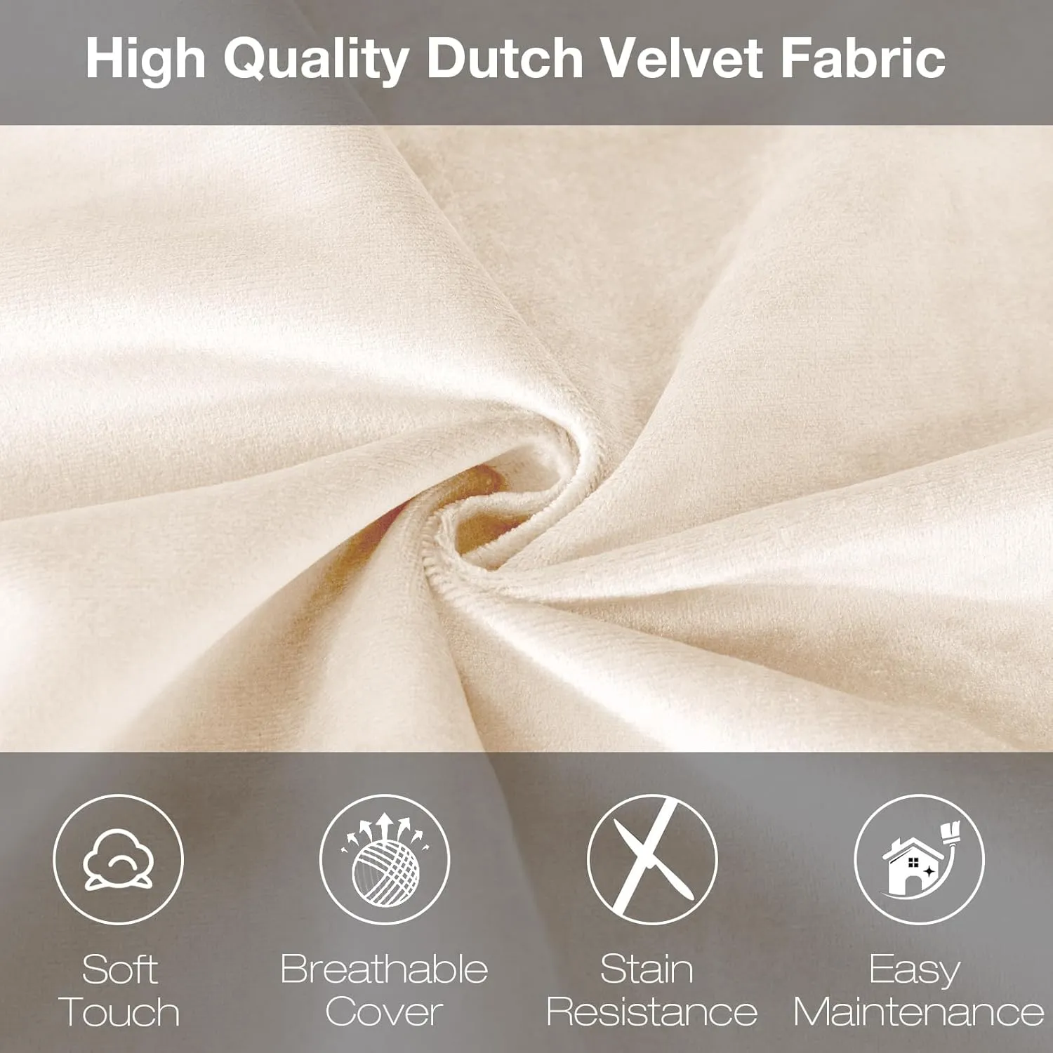 Giant Bean Bag Chair: 6 ft Memory Foam Bean Bag Chairs for Adults/Kids,Bean Bag Chair with Fillings,Soft Faux Fur Fabric - Dutch Velvet, Beige, 6 Foot