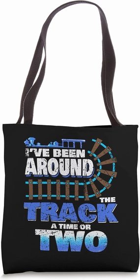 Gift for Train Engineer, Conductor, Dispatcher- Railfan Tote Bag
