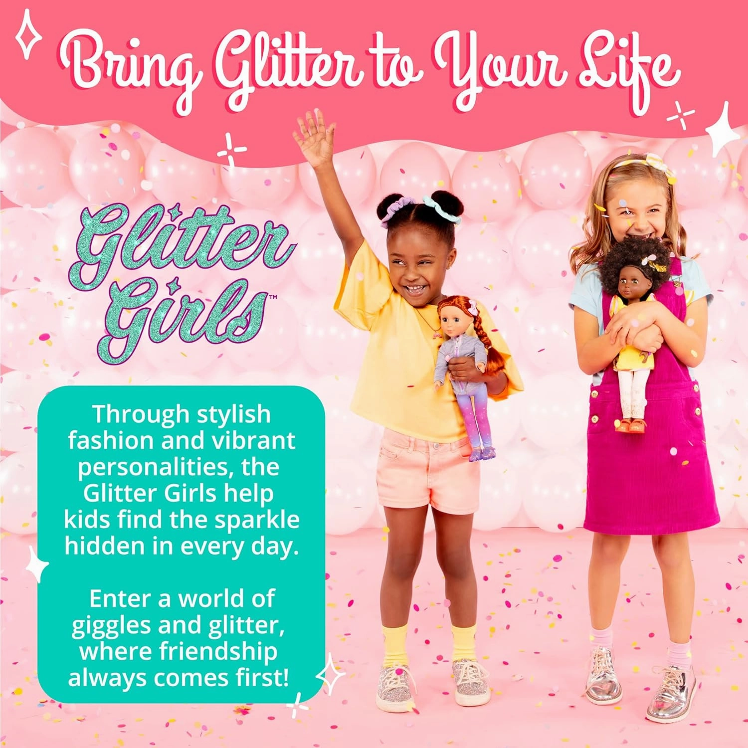 Glitter Girls – GG Home Porch Set – Doll House Patio Furniture Playset with Dog Bed, Flower Chair, Mailbox, Table, and More! – 14-inch Doll Accessories for Kids Ages 3 and Up
