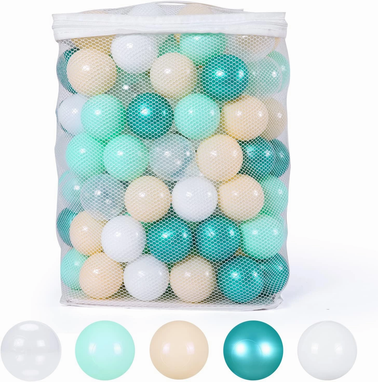 GOGOSO Ball Pit Balls for Toddles Kids Plastic Ballpits Accessories Crush Proof Durable Fun Shape Play Baby Bath Toys 50 100 200 500 1000