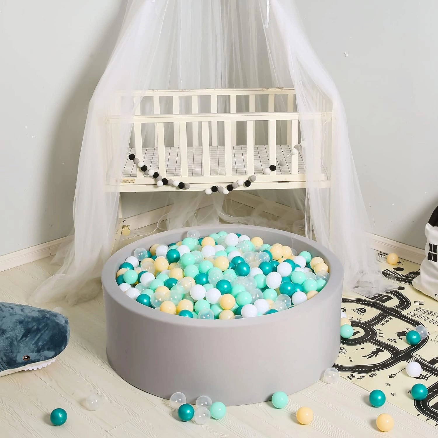 GOGOSO Ball Pit Balls for Toddles Kids Plastic Ballpits Accessories Crush Proof Durable Fun Shape Play Baby Bath Toys 50 100 200 500 1000
