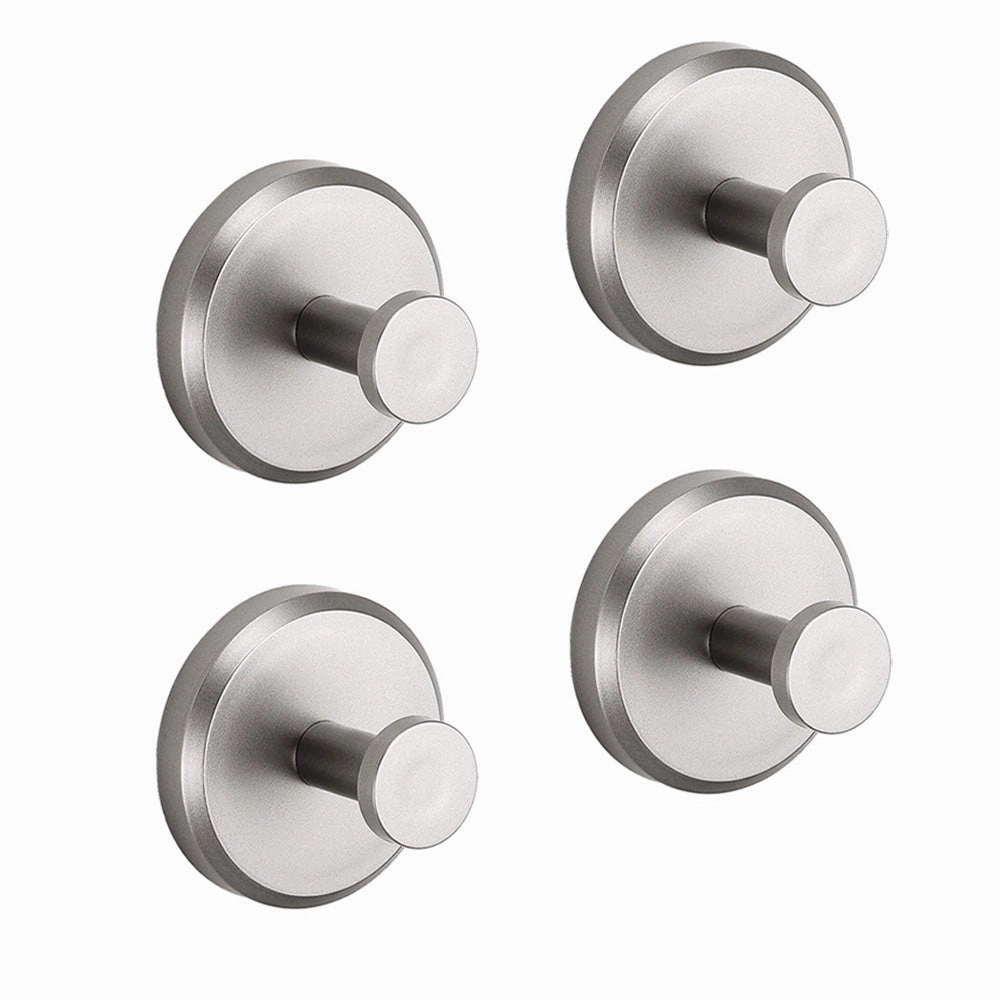 Gold Brass Bathroom Hooks - Modern Luxury Bath Accessories