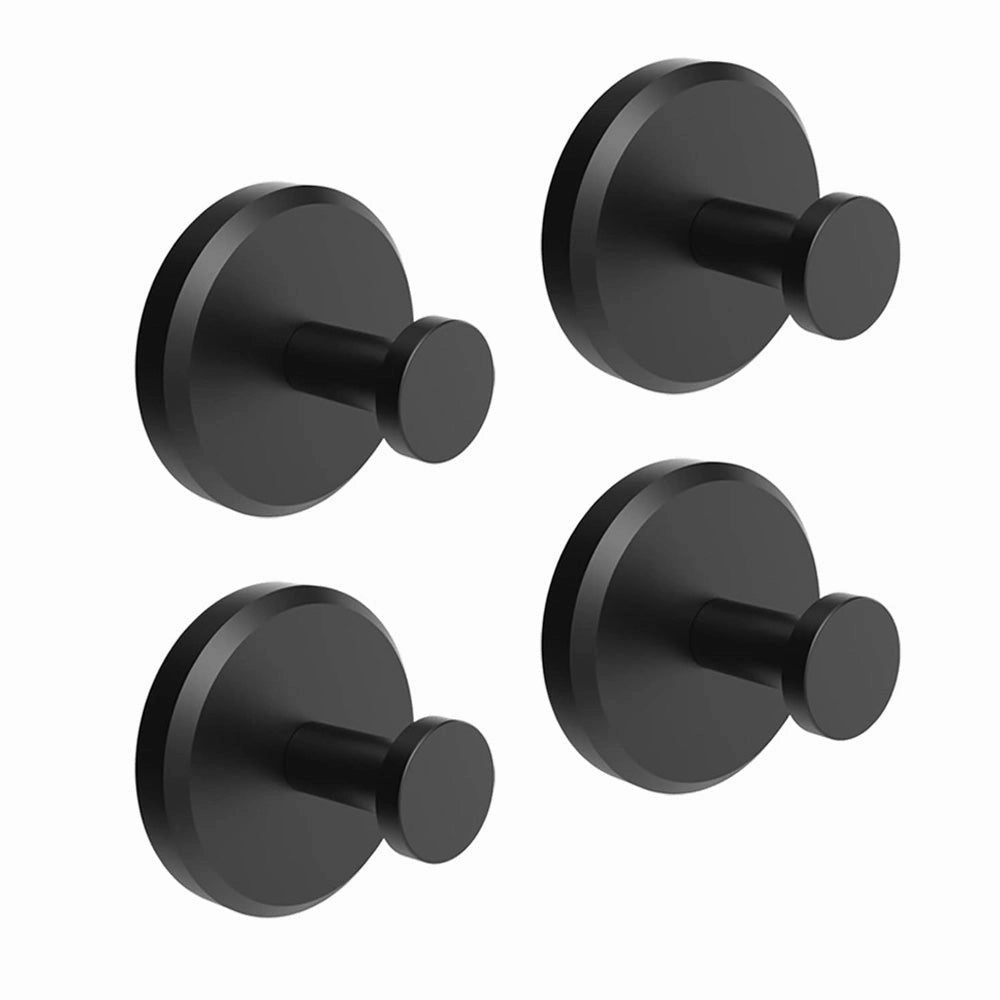 Gold Brass Bathroom Hooks - Modern Luxury Bath Accessories