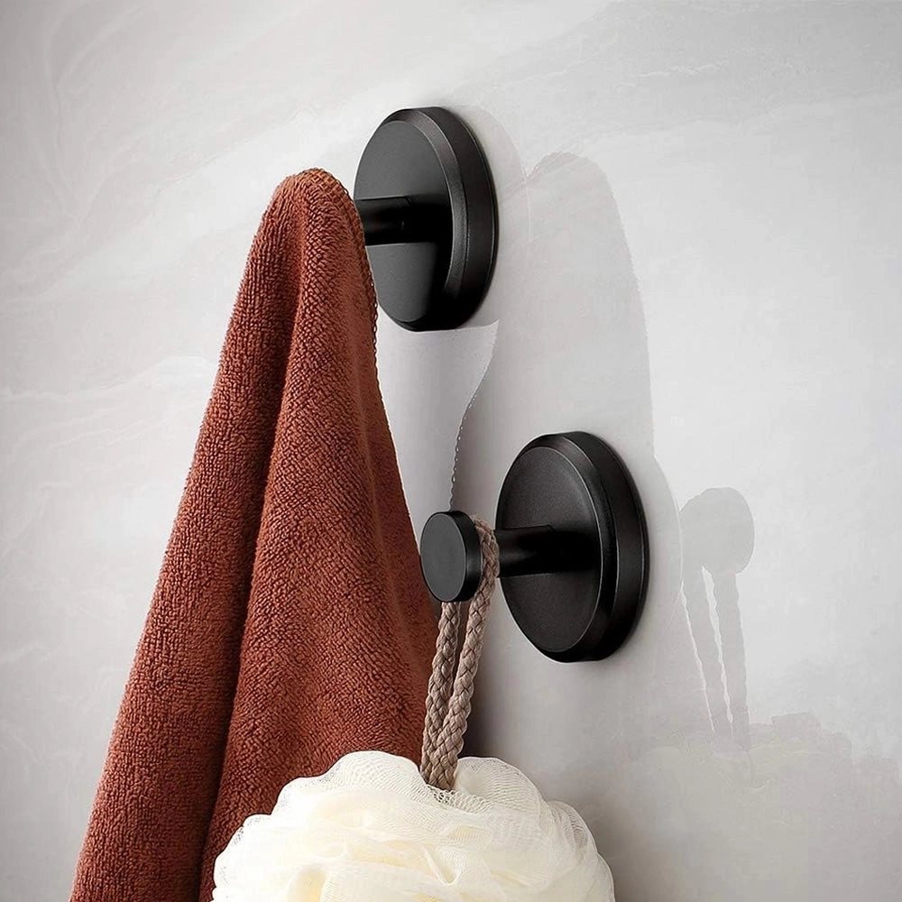 Gold Brass Bathroom Hooks - Modern Luxury Bath Accessories