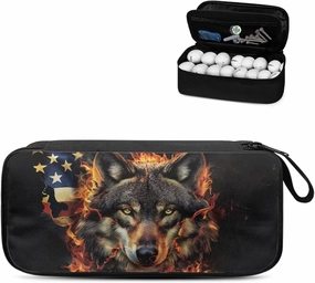 Golf Accessory Bag Durable Golf Pouch Bag for Men and Women with Multi Pocket Protective Golf Valuables Pouch