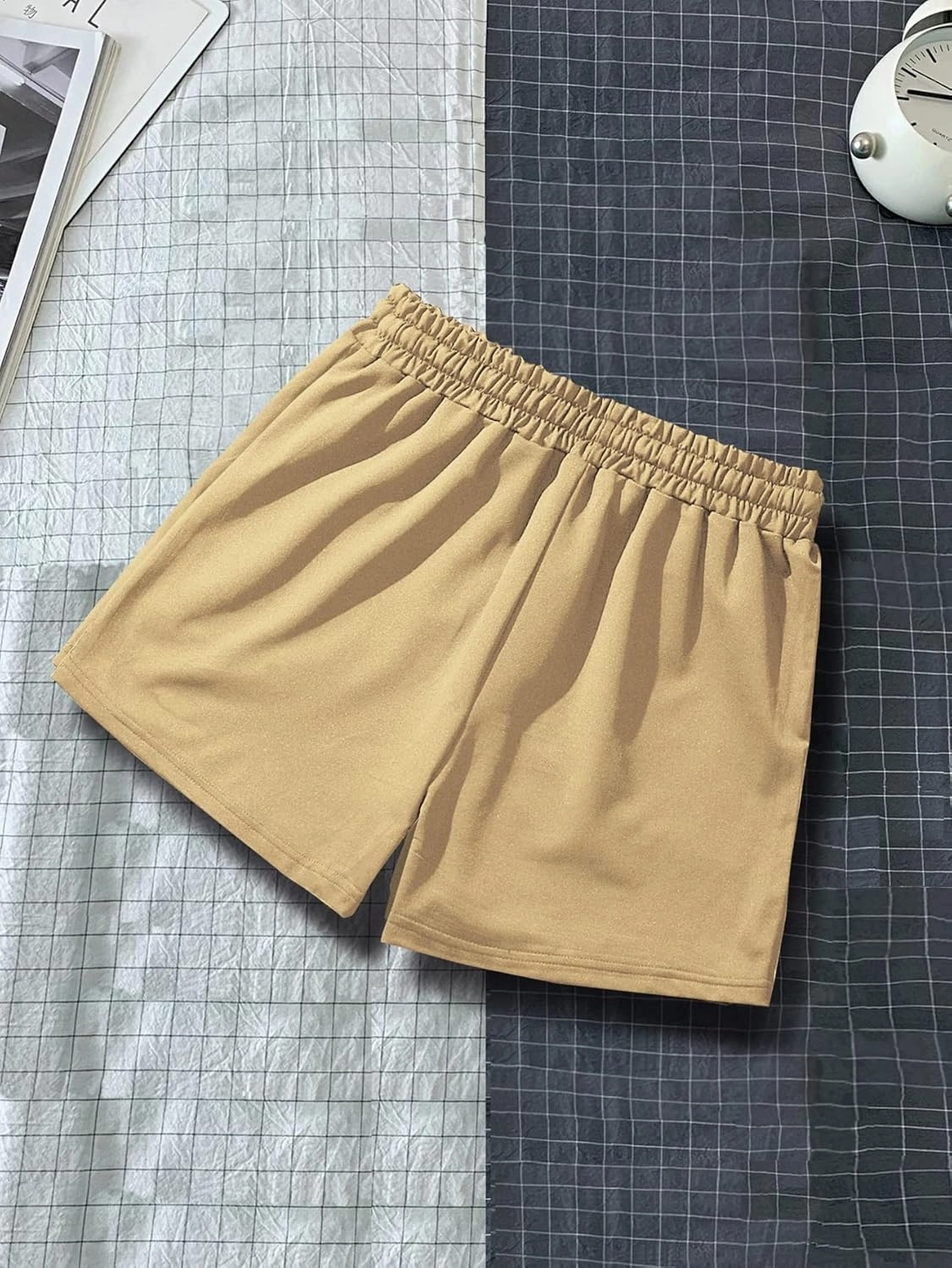 GORGLITTER Men's Cartoon Graphic Running Workout Shorts Drawstring Waist Track Shorts with Pockets
