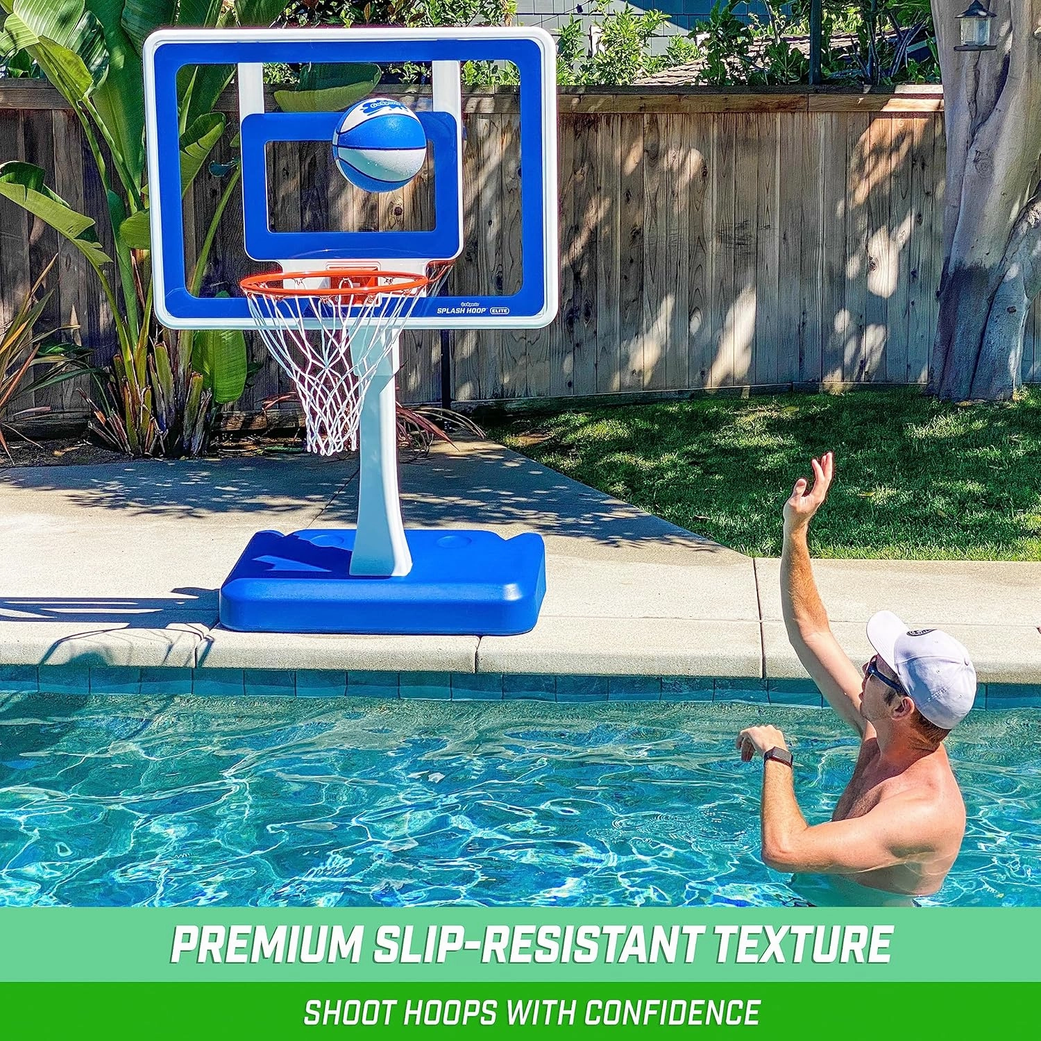 GoSports Water Basketballs 2 Pack - Choose Between Size 3 and Size 6, Great for Swimming Pool Basketball Hoops