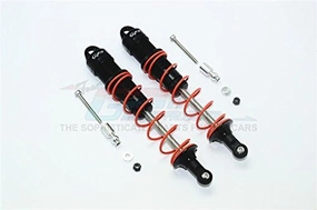 GPM for Arrma 1:8 KRATON / Outcast / Talion / KRATON V5 / Notorious V5 / 1:7 FIRETEAM Upgrade Parts Aluminum Rear Adjustable Dampers 135mm - 1Pr Set Black