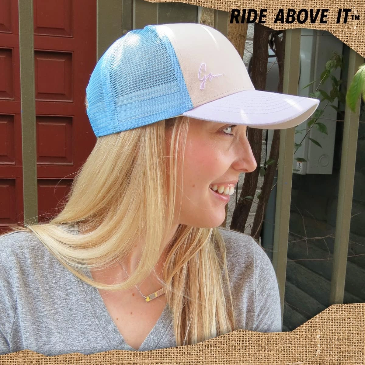 Grace Folly Beach Trucker Hats for Women- Snapback Baseball Cap for Summer