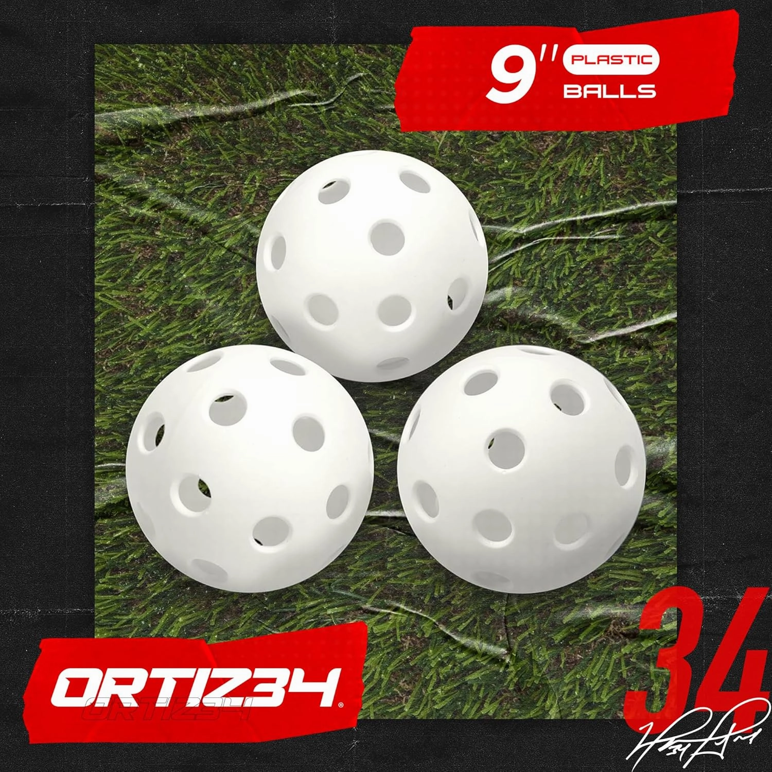 Grand Slam Set- Graffiti Plastic Bat, 3 Balls, 4 Throw Down Bases