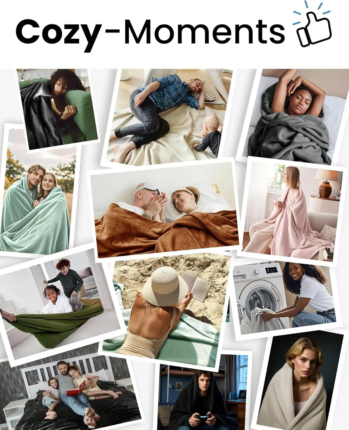 Gray Fleece Blanket King Size, Soft Cozy Blankets for Bed and Couch, Machine Washable Luxury Microfiber, Lightweight Portable Plush Blanket for Travel, Camping, Pets, Women, Adults