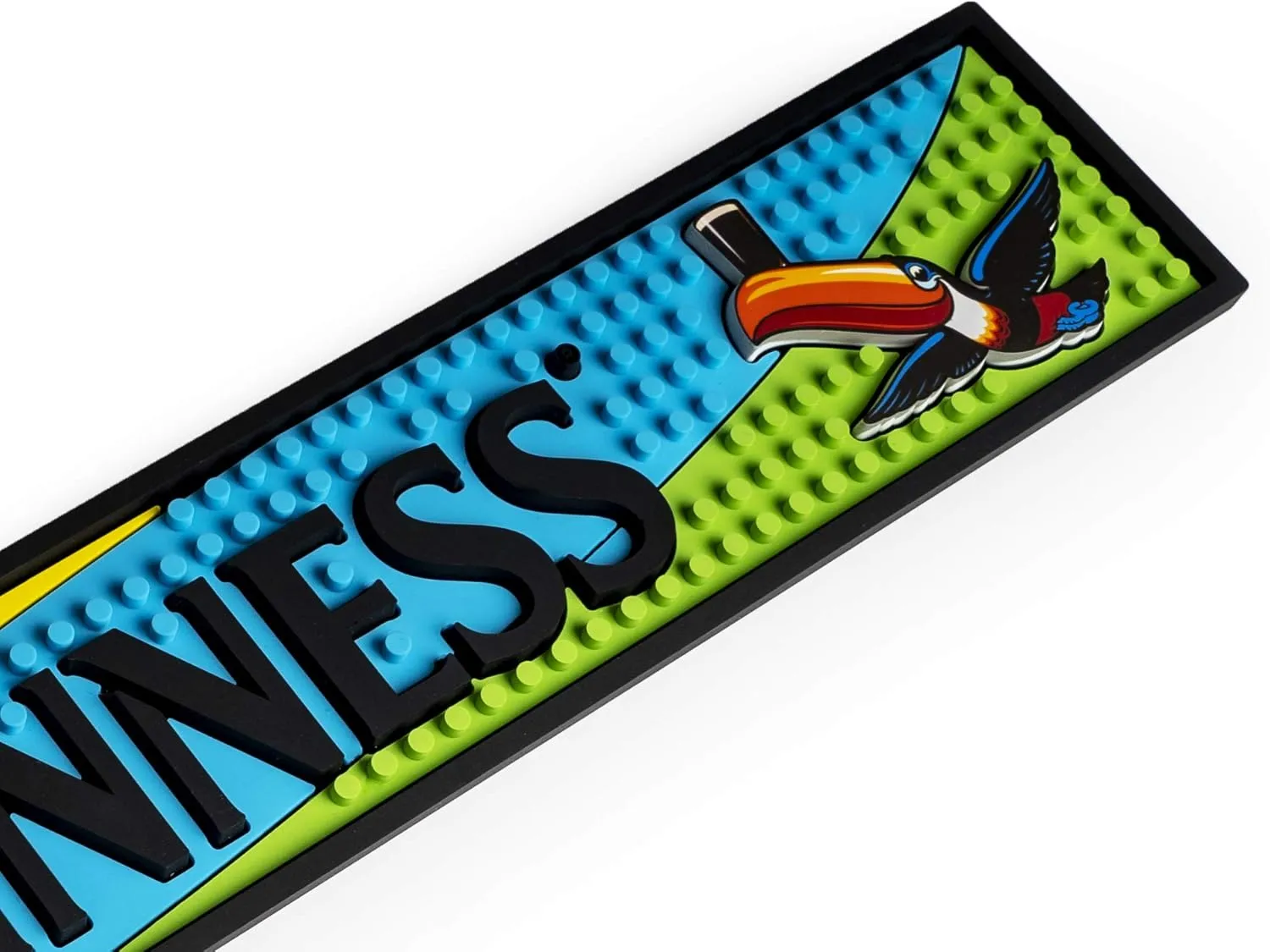 Guinness Toucan Colorful PVC Bar Mat | Guinness Official Merchandise No Spillage Bar Mat
