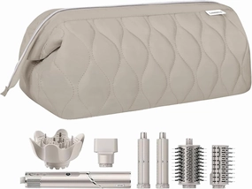Hair Tools Travel Bag for Shark Flex Fusion Puffer Flexstyle Carring Case Portable Dyson Airwrap Travel Case for Shark Hair Dryer Flat Curing Iron Organizer(Camel)