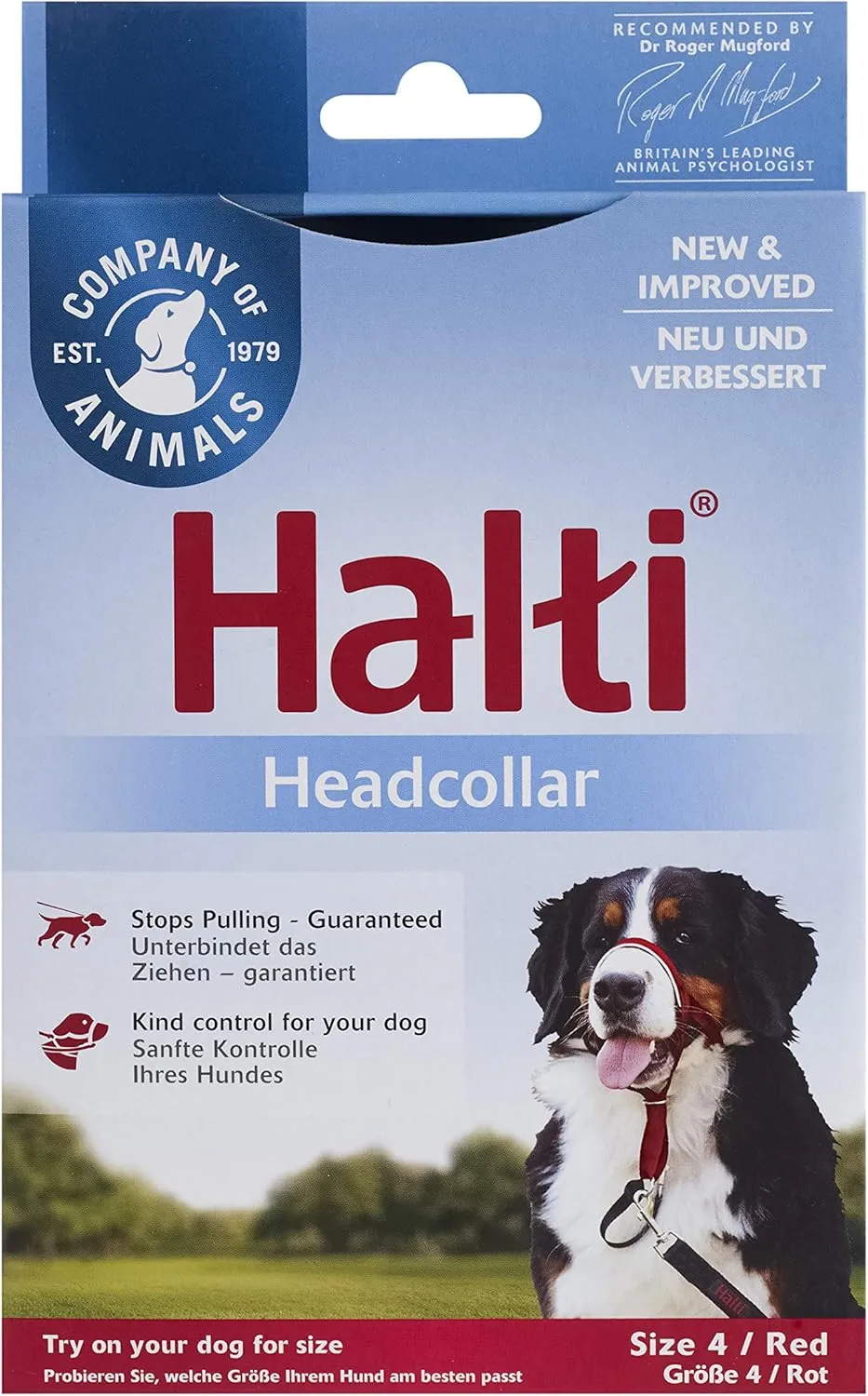 Halti Dogs Headcollar - Red - Size 4