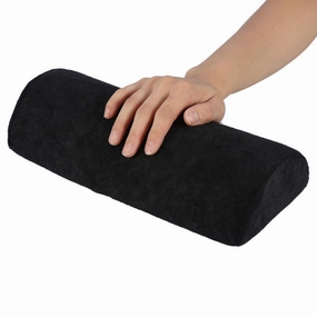 Hand Cushion, Nail Arm Rest Soft Sponge Manicure Nail Hand Rest Cushion Nail Art Table Mat Holder Pad Salon Hand Rest Cushion Detachable Washable Arm Rest Holder(black)